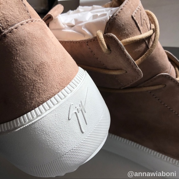 GIUSEPPE ZANOTTI Brown Suede Sneaker - NEW - Picture 5 of 8